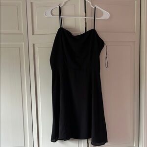 Black Spaghetti Strap Dress